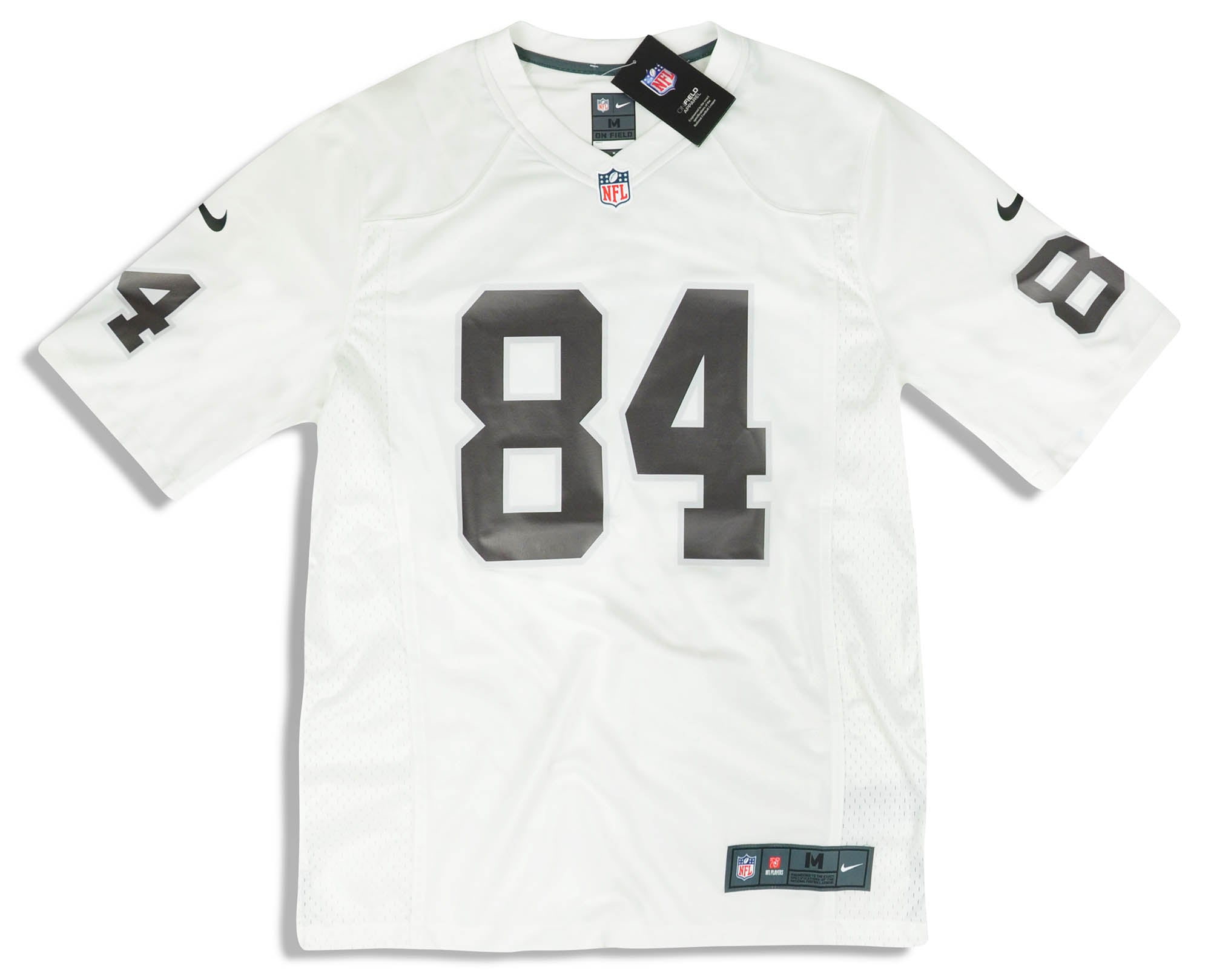 2019 OAKLAND RAIDERS BROWN #84 NIKE GAME JERSEY (AWAY) M - W/TAGS
