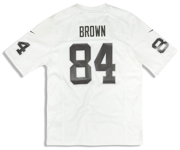 2019 OAKLAND RAIDERS BROWN #84 NIKE GAME JERSEY (AWAY) M - W/TAGS