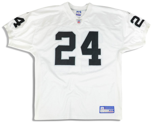 OAKLAND LAS VEGAS RAIDERS CHARLES WOODSON NFL REEBOK JERSEY SIZE