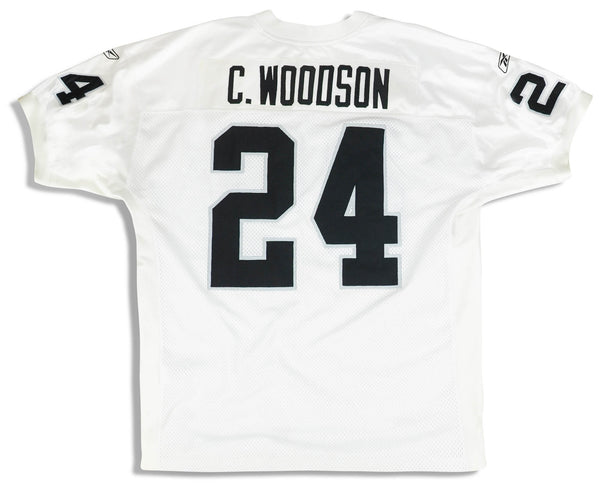 adidas, Shirts, Vintage Adidas Charles Woodson Oakland Raiders Jersey 2xl
