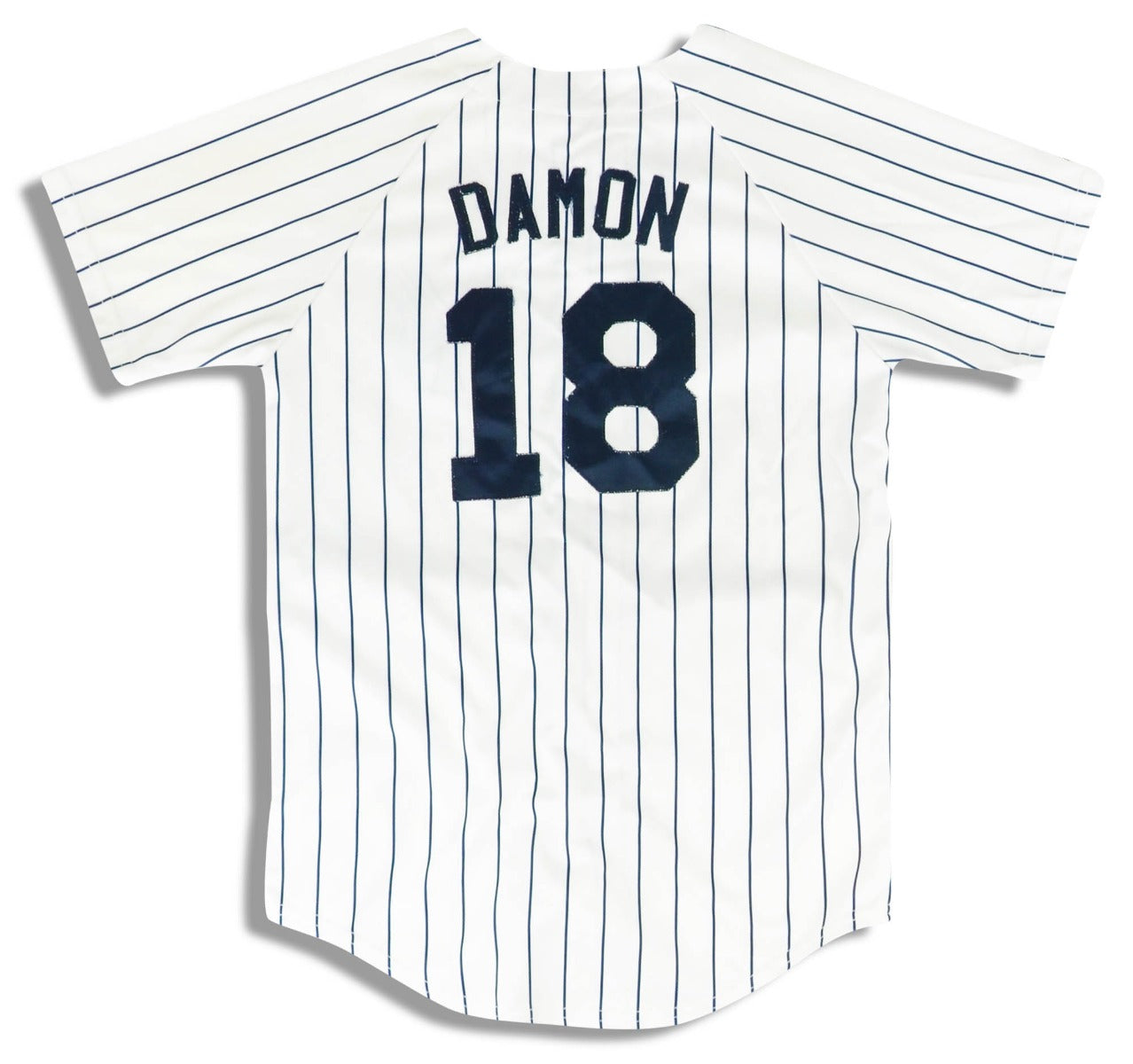 2004 BOSTON RED SOX DAMON #18 MAJESTIC JERSEY (HOME) Y
