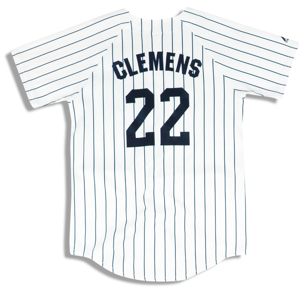 Roger Clemens Yankees PinStripe Jersey LE of 22 Stat Jersey