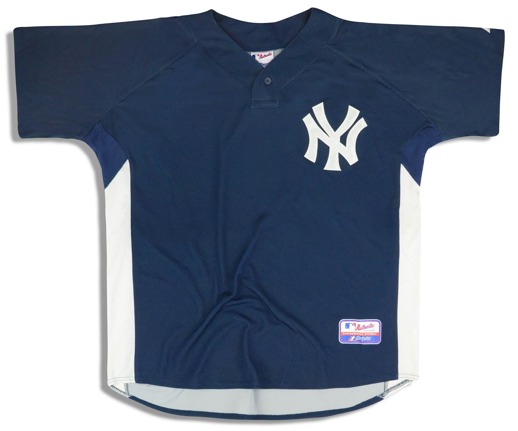 2015 NEW YORK YANKEES AUTHENTIC MAJESTIC BATTING PRACTICE JERSEY XL -  Classic American Sports