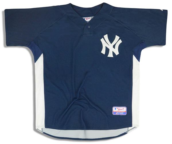 2005-08 NEW YORK YANKEES AUTHENTIC MAJESTIC PRACTICE JERSEY XL