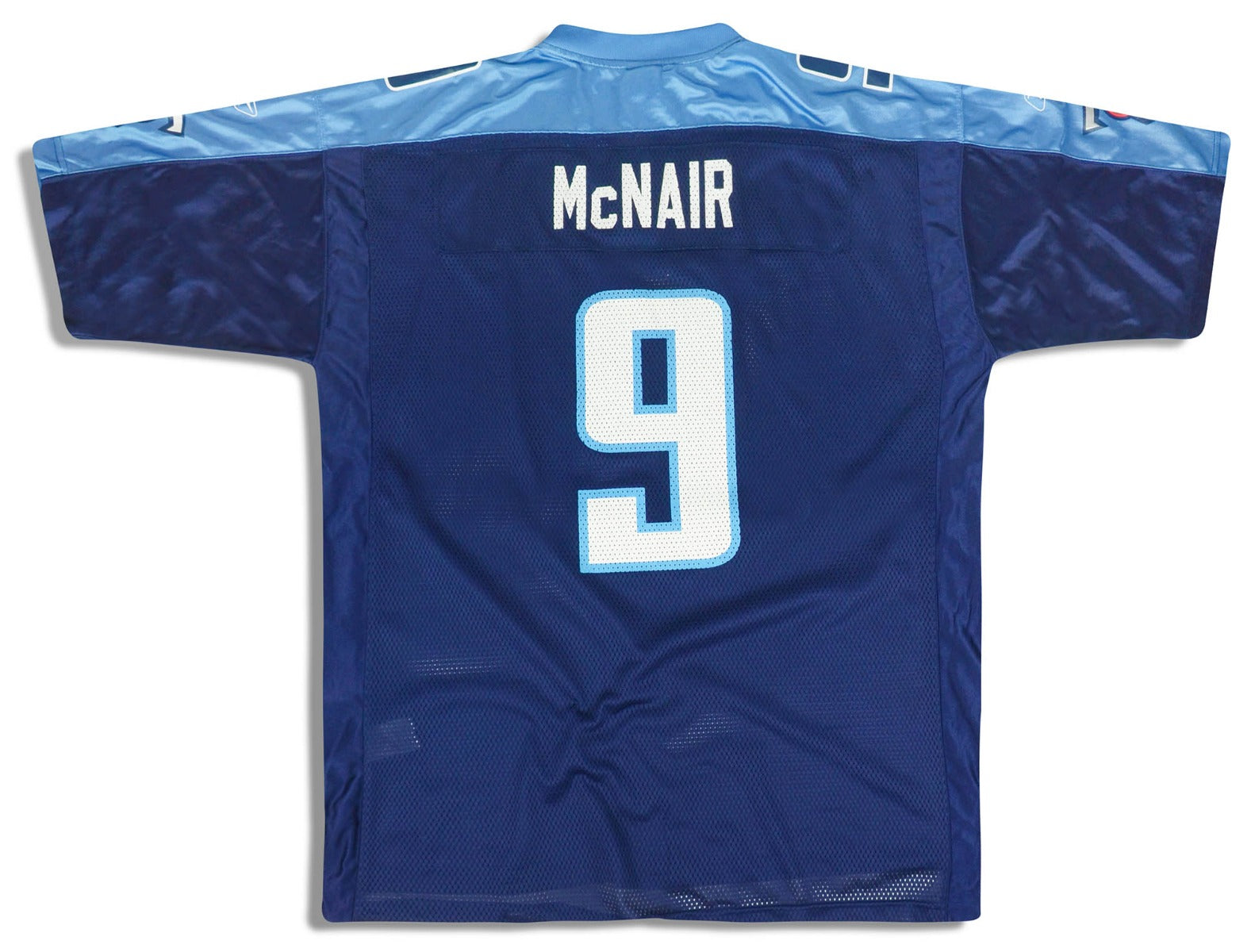 2002-04 TENNESSEE TITANS McNAIR #9 REEBOK ON FIELD JERSEY (HOME