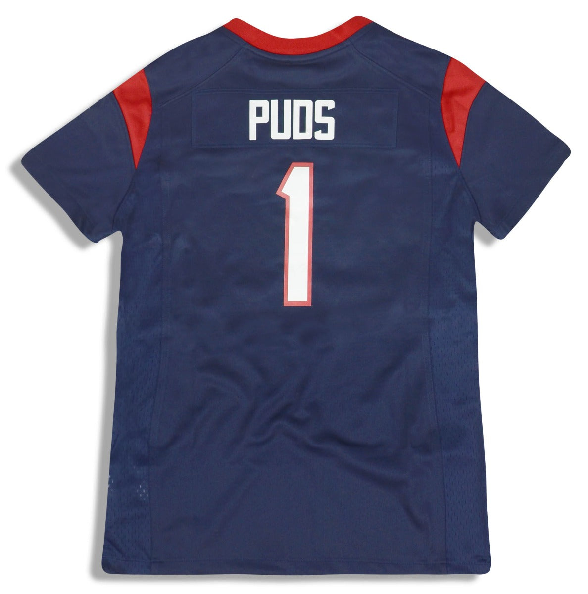 2018 HOUSTON TEXANS PUDS #1 NIKE GAME JERSEY (HOME) WOMENS (M) - W/TAGS