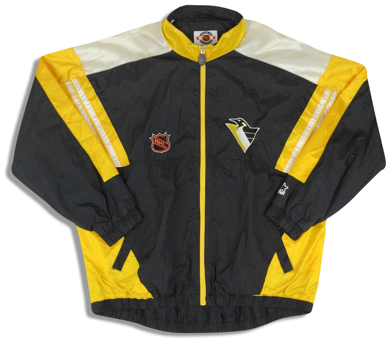 Pittsburgh Penguins Starter Jackets , Penguins Pullover Starter Jacket,  Throwback 90's Jackets