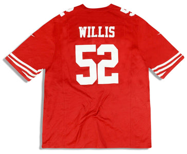 2012-14 SAN FRANCISCO 49ERS WILLIS #52 NIKE GAME JERSEY (HOME) XL - Classic  American Sports