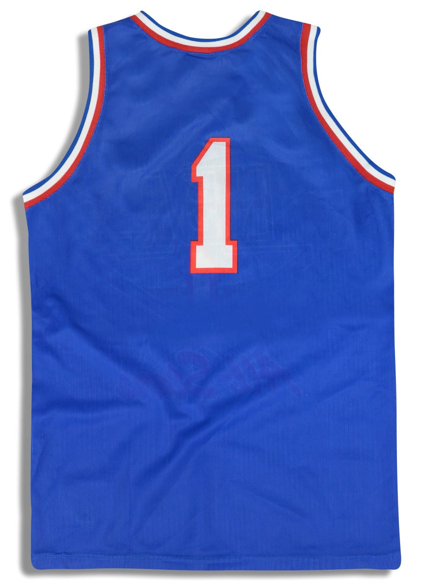 1992 NBA ALL-STAR GAME TEAM WEST #1 CHAMPION JERSEY (AWAY) M
