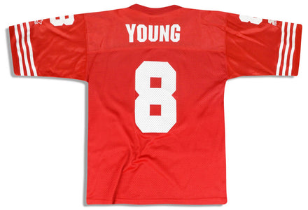 1995 SAN FRANCISCO 49ERS YOUNG #8 STARTER JERSEY (HOME) M