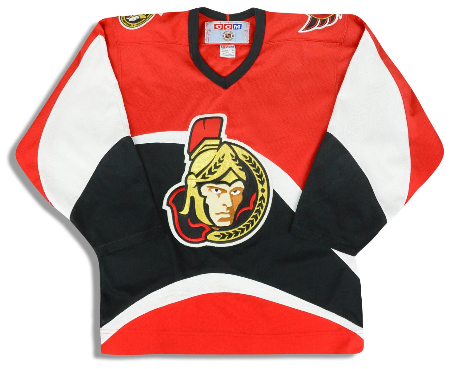 Vintage Ottawa Senators CCM Hockey Jersey Size Medium White 