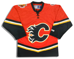 Vtg Calgary Flames Blasty Jersey Youth L/XL CCM NHL Hockey