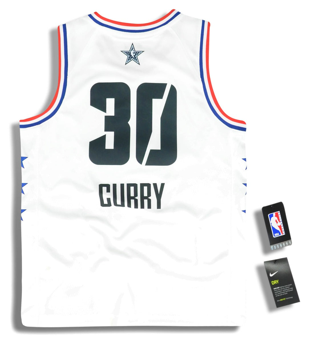 2019 NBA ALL-STAR CURRY #30 JORDAN SWINGMAN JERSEY Y - W/TAGS - Classic  American Sports
