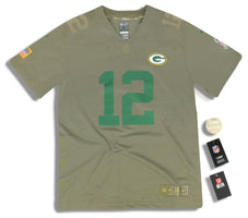 Aaron Rodgers Green Bay Packers Nike Throwback Limited Jersey