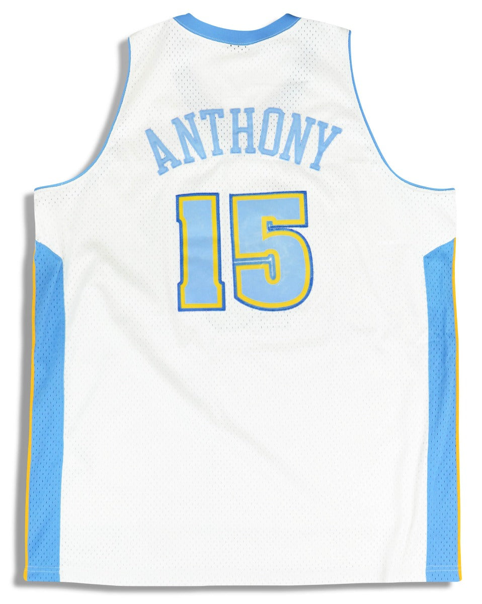 2003-10 DENVER NUGGETS ANTHONY #15 CHAMPION JERSEY (AWAY) Y - Classic  American Sports
