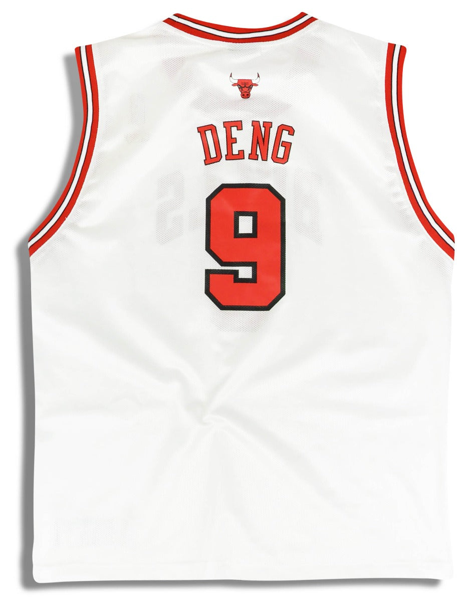 Buy the Mens Red NBA Chicago Bulls Luol Deng #9 Basketball Jersey
