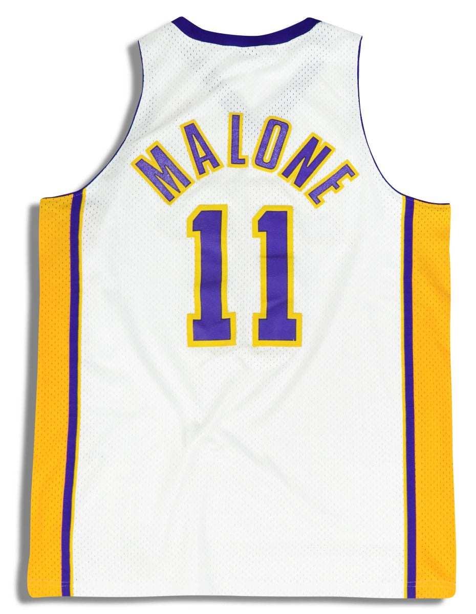 Lot Detail - 2003-04 Karl Malone Los Angeles Lakers TBTC Game-Used Jersey