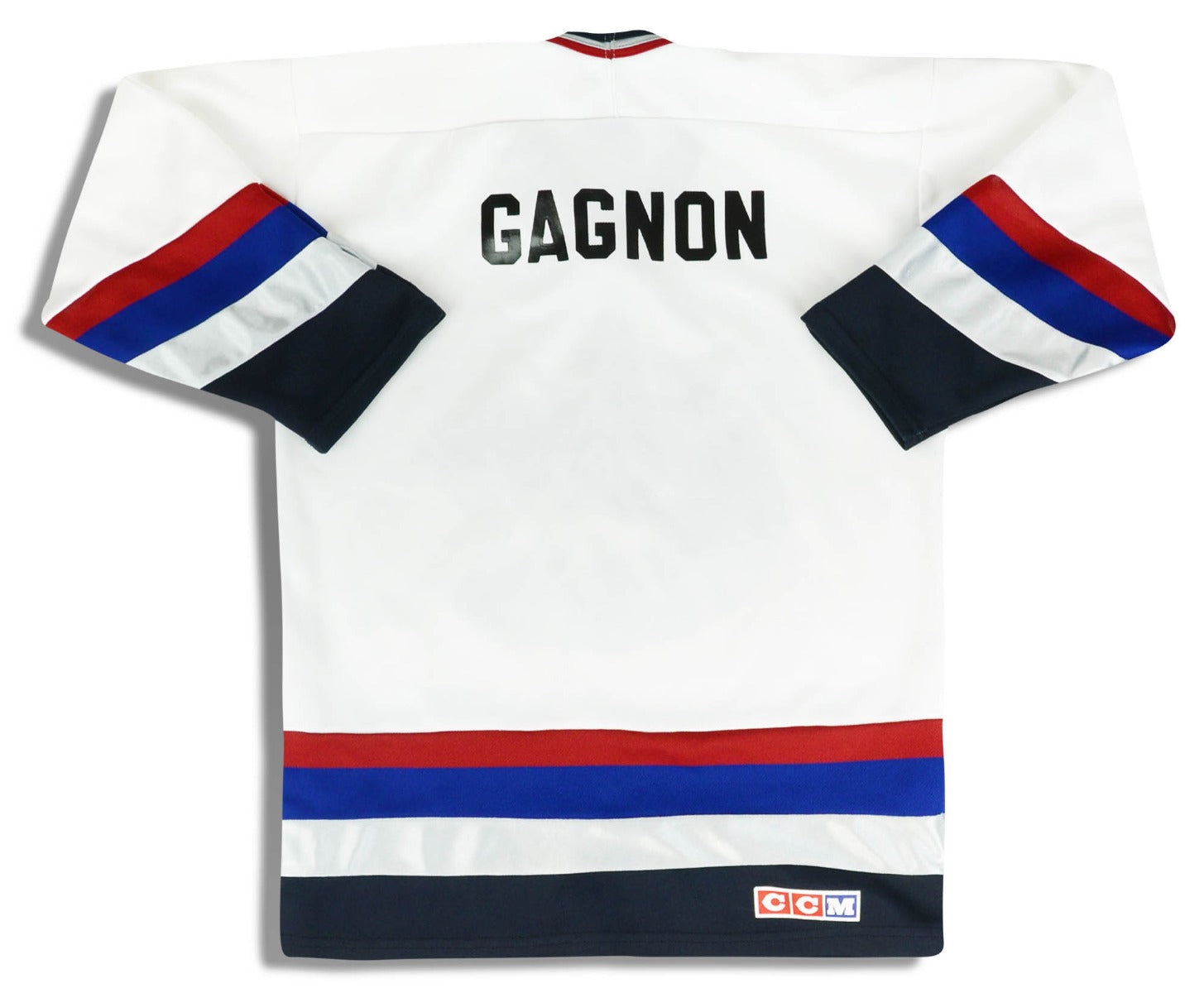 Vintage Rare NHL Vancouver Canucks 3rd Alt Salmon Skate CCM Hockey Jersey  Large