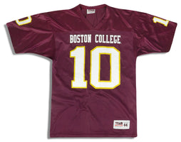 1990's BOSTON COLLEGE EAGLES #10 TEAM EDITION APPAREL JERSEY (HOME) L