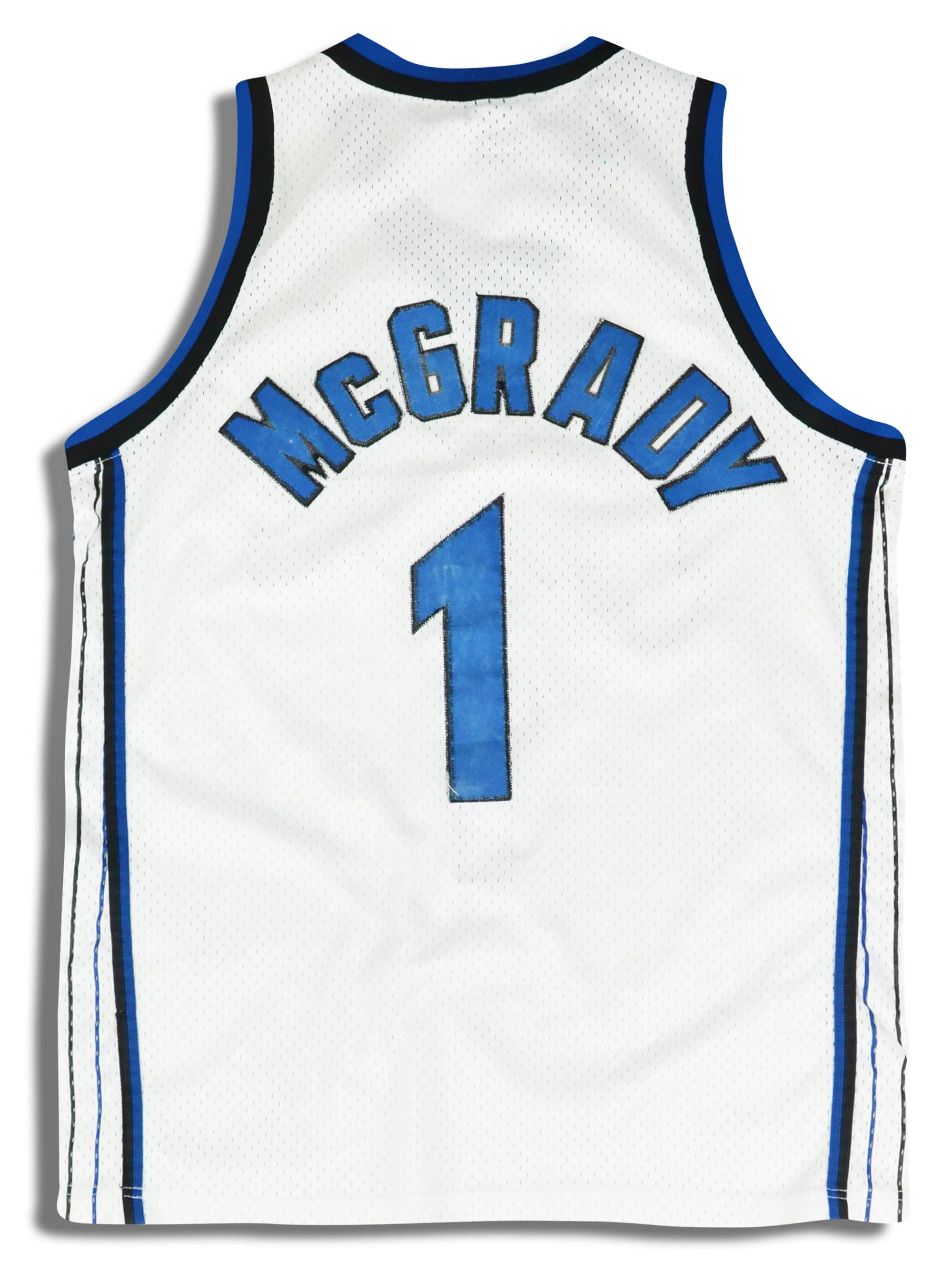 2000-03 ORLANDO MAGIC McGRADY #1 CHAMPION JERSEY (AWAY) S