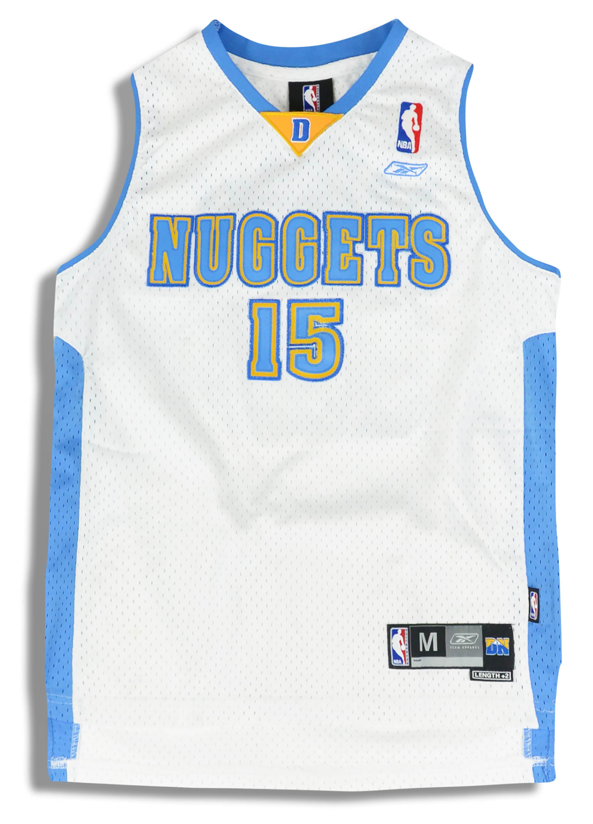 Vintage Denver Nuggets Carmelo Anthony 15 Jersey Reebok Size 