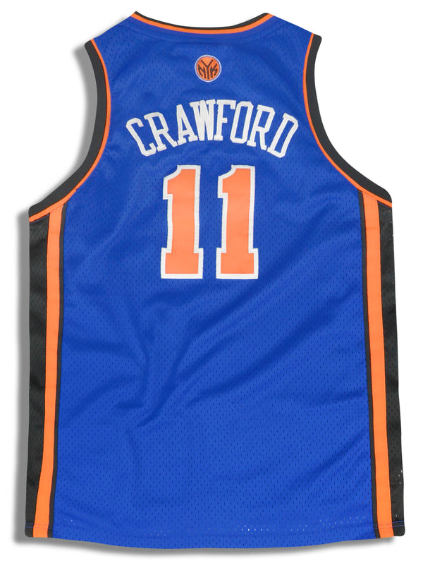 2006-08 AUTHENTIC NEW YORK KNICKS CRAWFORD #11 ADIDAS JERSEY (HOME