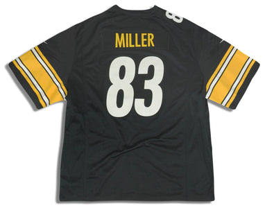 2012-15 PITTSBURGH STEELERS MILLER #83 NIKE GAME JERSEY (HOME) 4XL