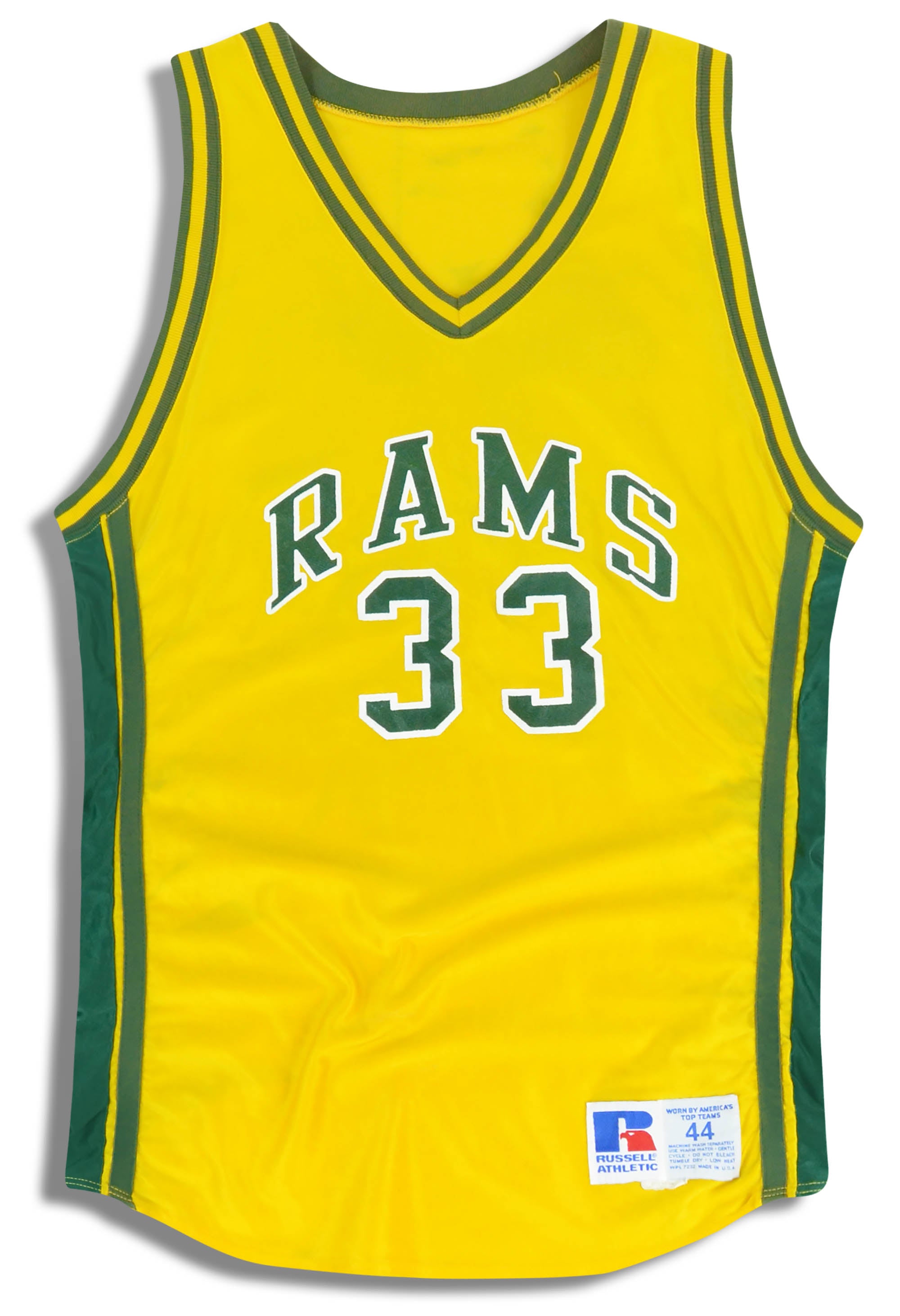 1990's LCI RAMS #33 RUSSELL ATHLETIC JERSEY (HOME) L - Classic