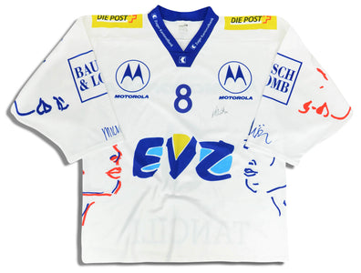 2002-03 EV ZUG TANCILL #8 JAKO SIGNED JERSEY (AWAY) XL