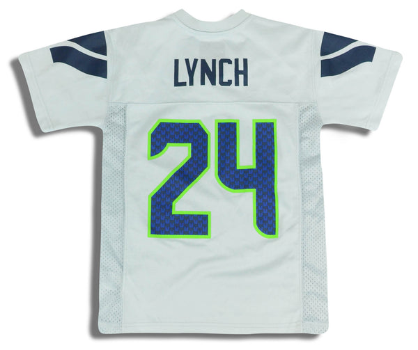 2019 SEATTLE SEAHAWKS LYNCH #24 NIKE GAME JERSEY (HOME) L - *AS NEW*