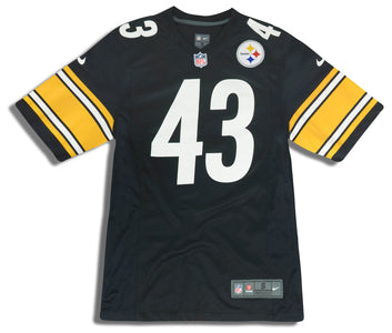 Nike Pittsburgh Steelers No.43 Troy Polamalu Gold Game Jersey