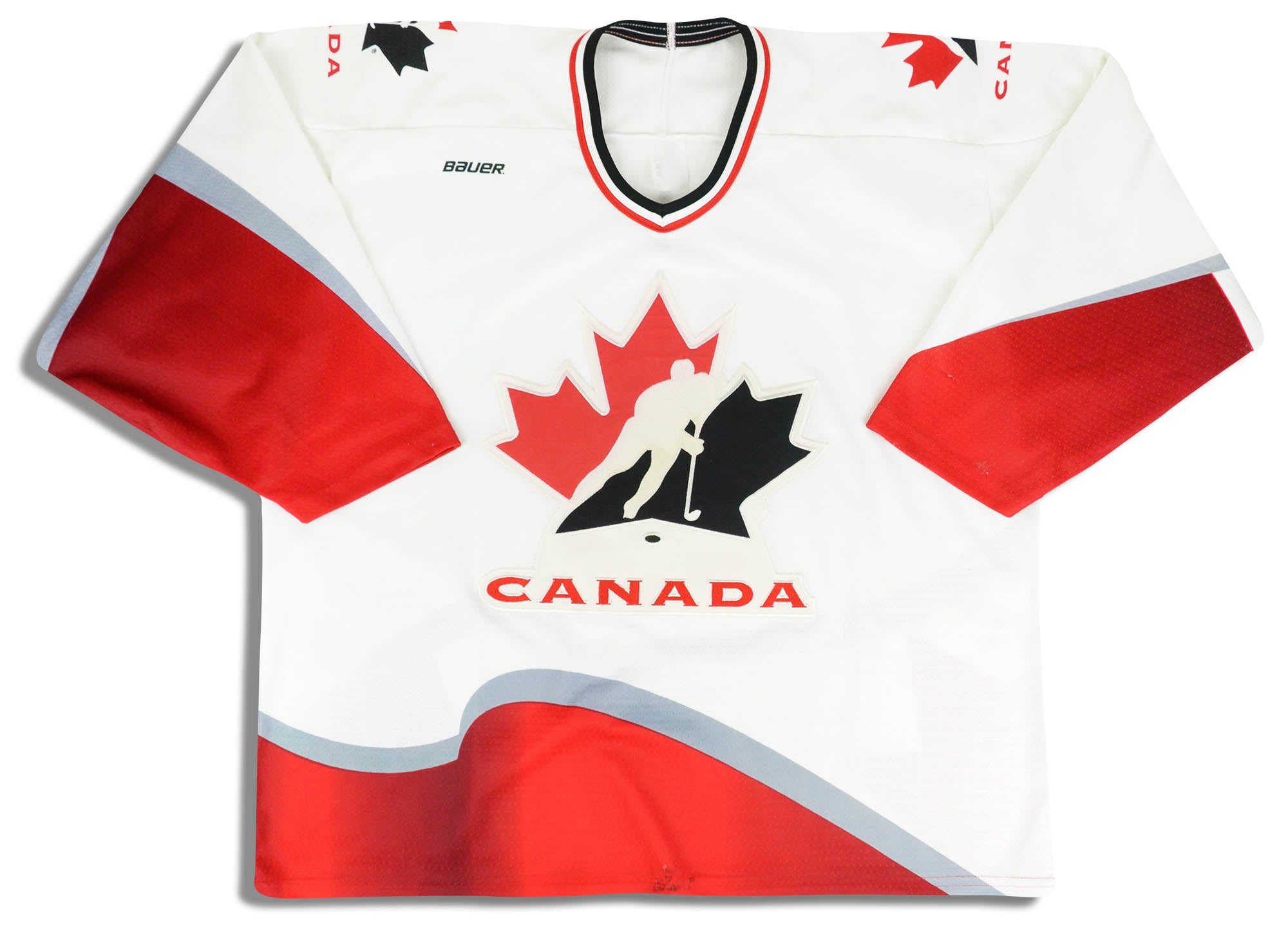 1996-98 CANADA NATIONAL HOCKEY TEAM BAUER JERSEY (HOME) XL - Classic  American Sports