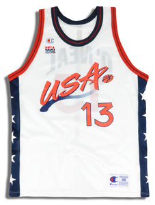 1996-99 USA O'NEAL #13 CHAMPION JERSEY (HOME) XL