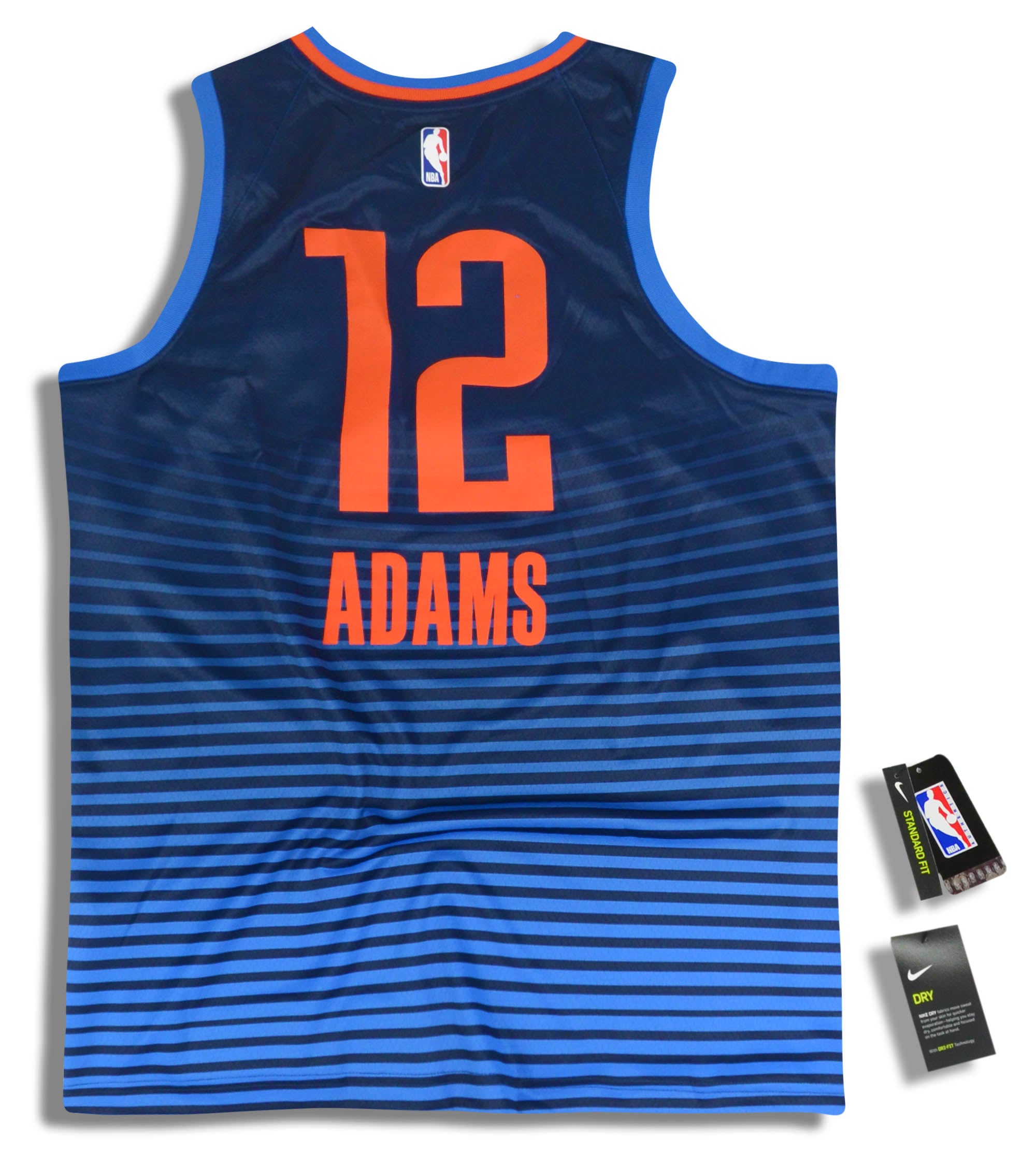 Steven Adams Oklahoma City Thunder Nike Swingman Jersey Blue - Icon Edition