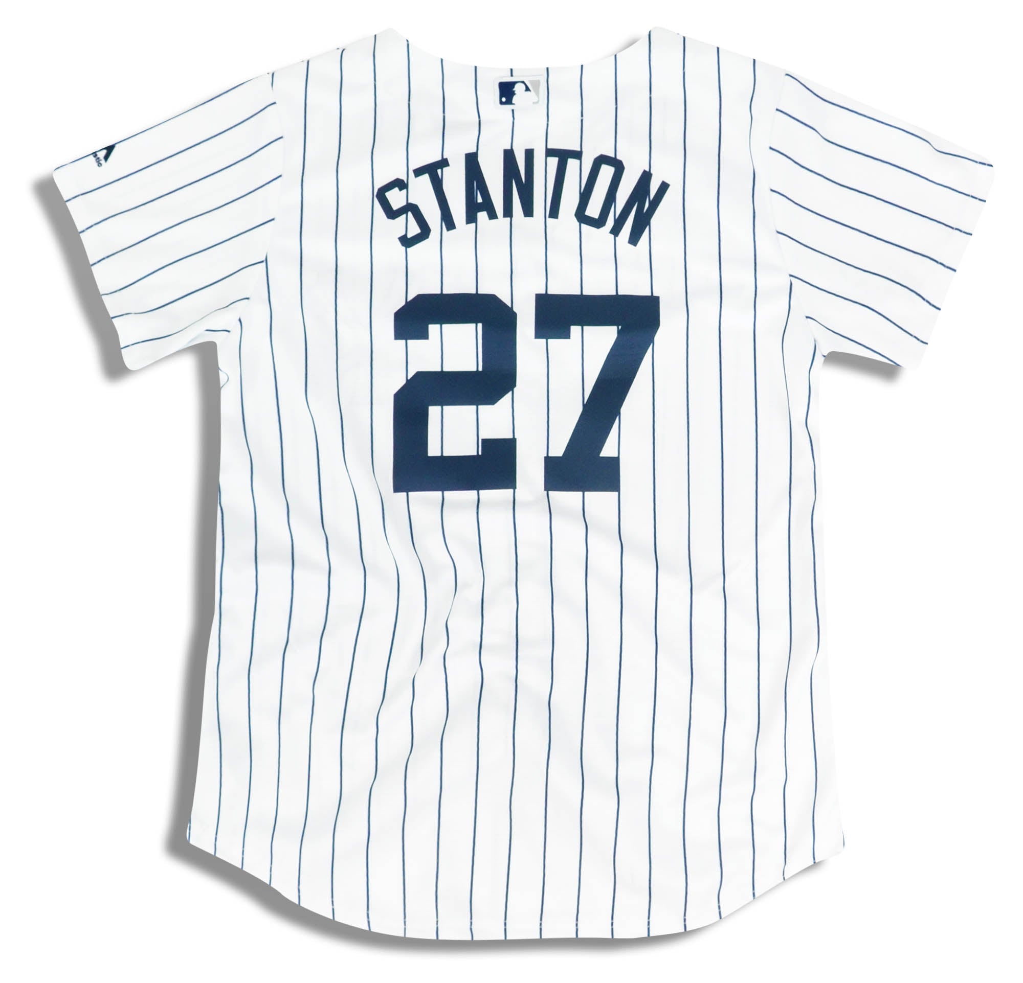 2018-19 NEW YORK YANKEES STANTON #27 MAJESTIC COOL BASE JERSEY (HOME) -  Classic American Sports
