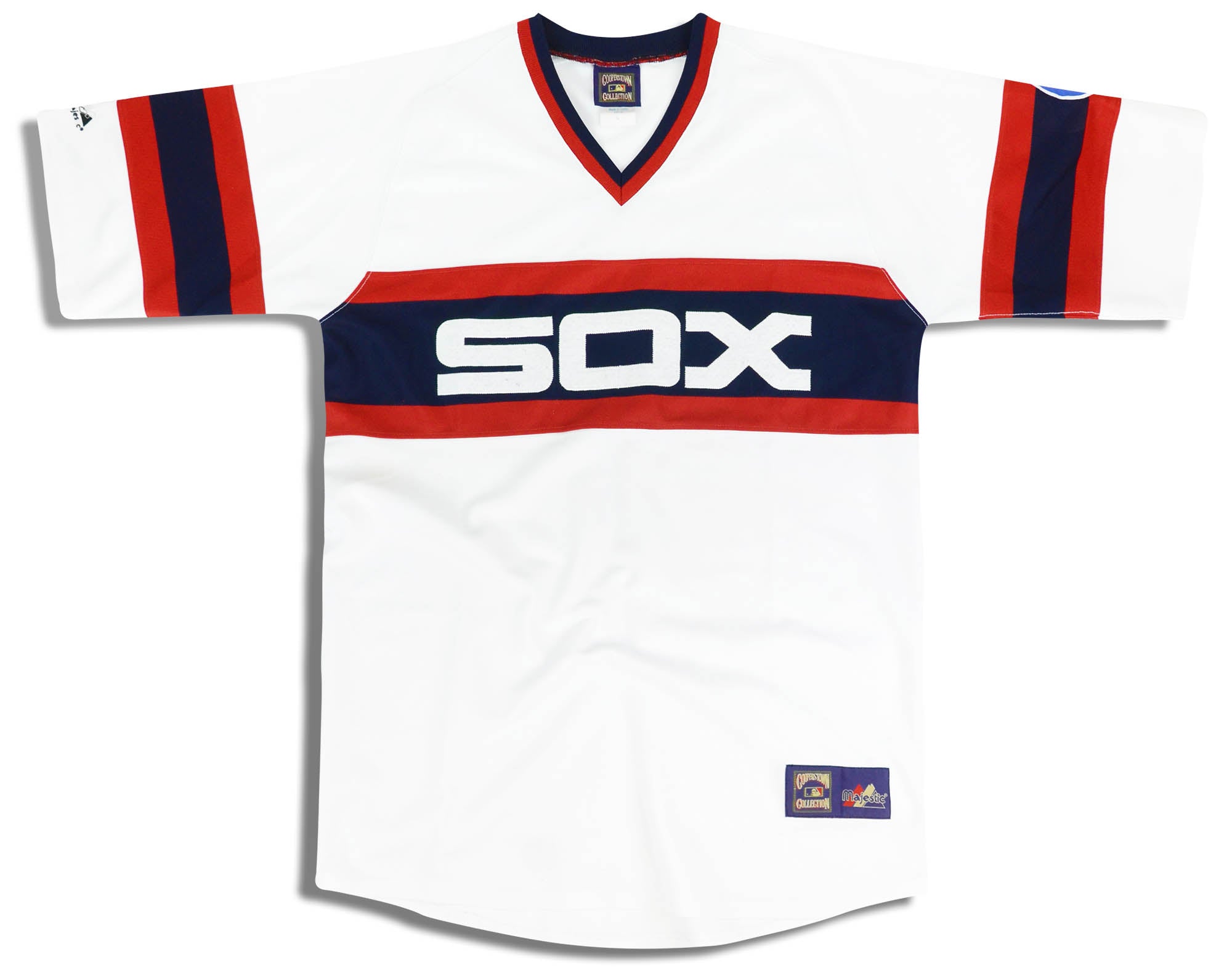 1985 CHICAGO WHITE SOX MAJESTIC COOPERSTOWN COLLECTION JERSEY (HOME) L -  Classic American Sports