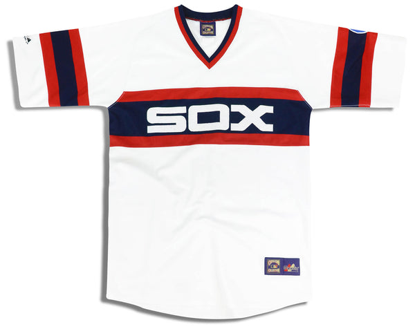 Chicago White Sox Mens Majestic Cool Base Ivory Cooperstown Collection  Jersey