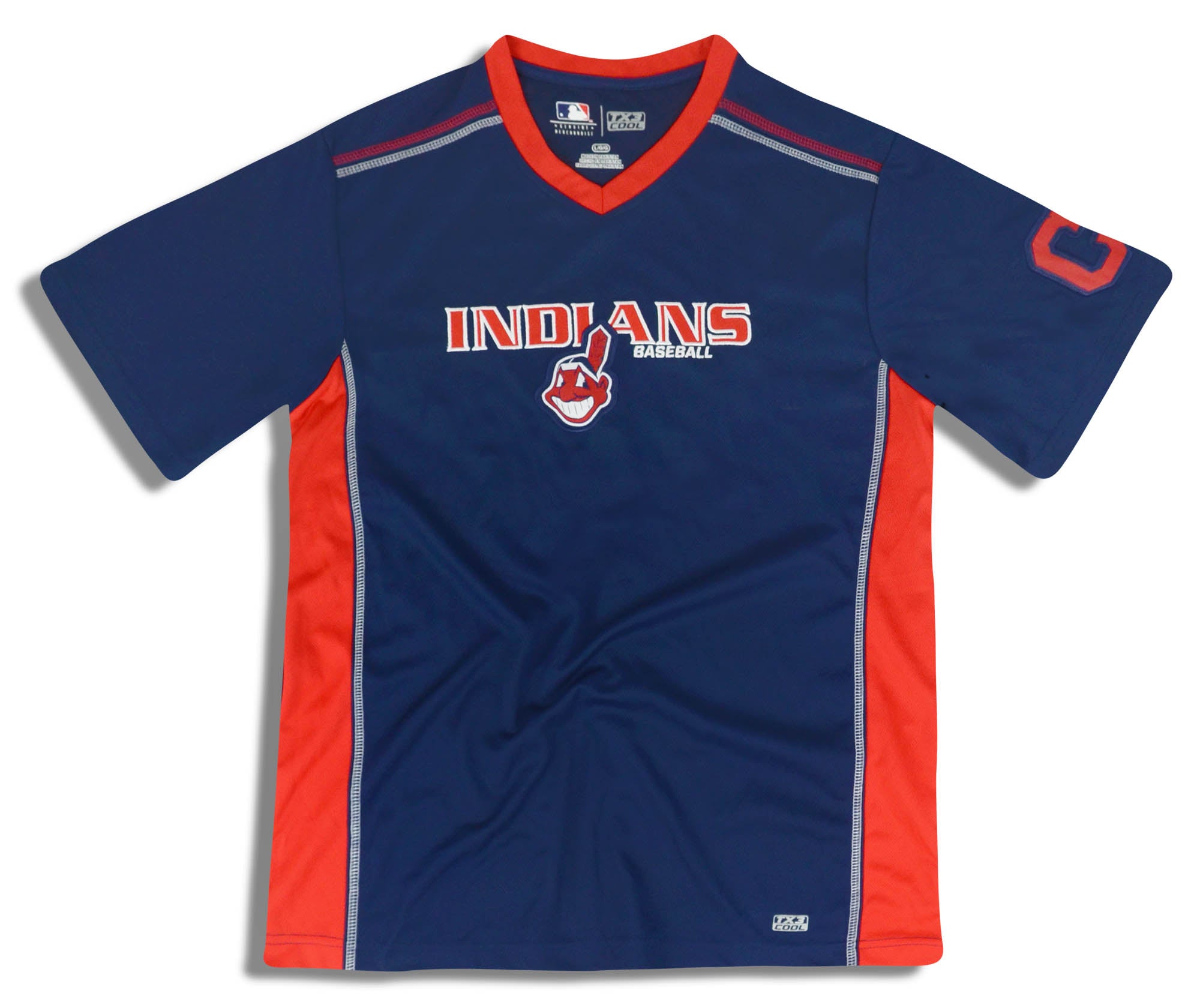 2015 CLEVELAND INDIANS TX3 COOL TRAINING TEE L