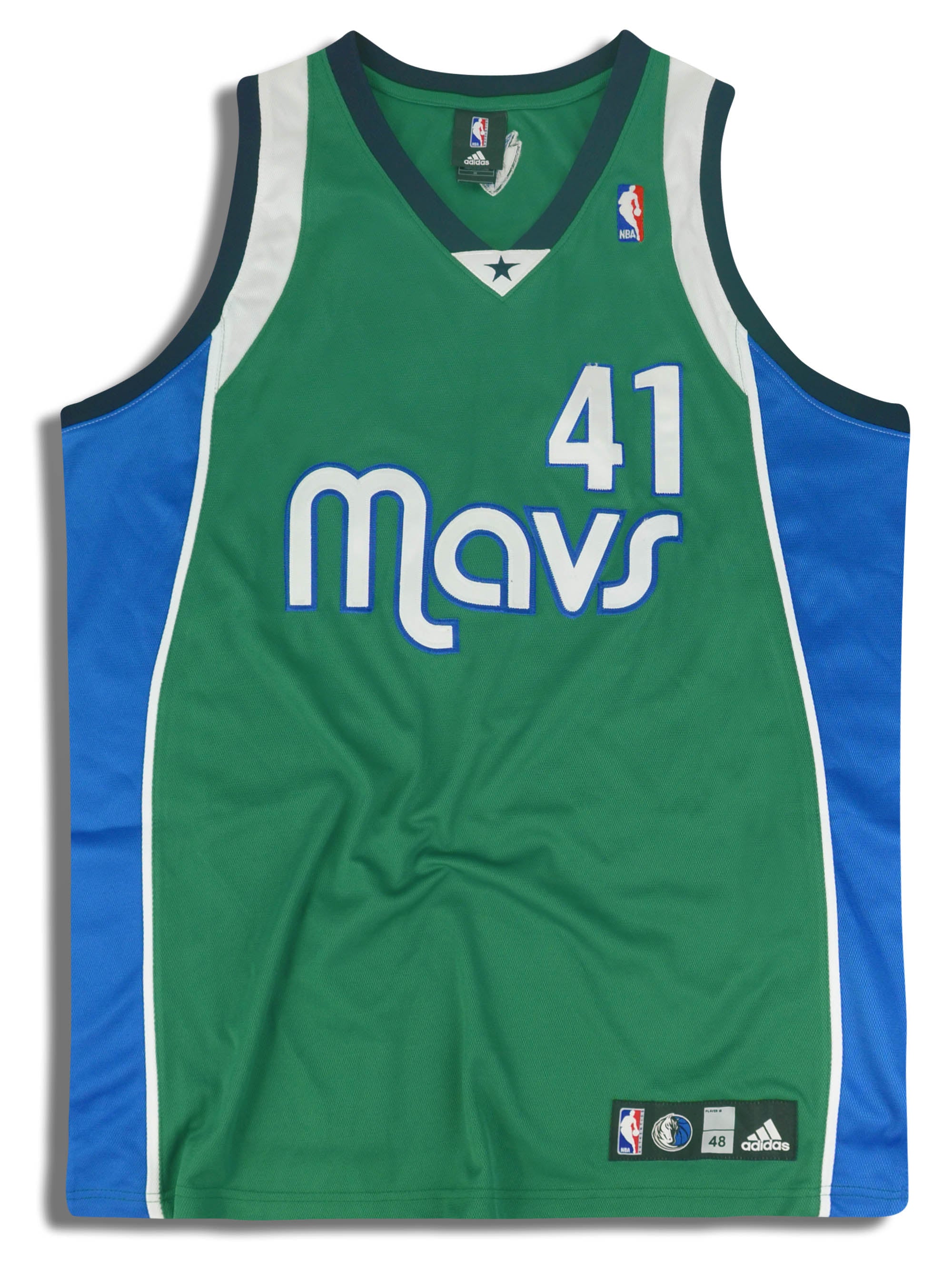 Adidas Dallas Mavericks Dirk Nowitzki NBA Basketball Jersey Mens