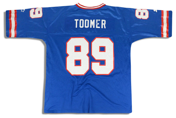 2001 Amani Toomer Game Worn New York Giants Jersey With NFL, Lot #82810