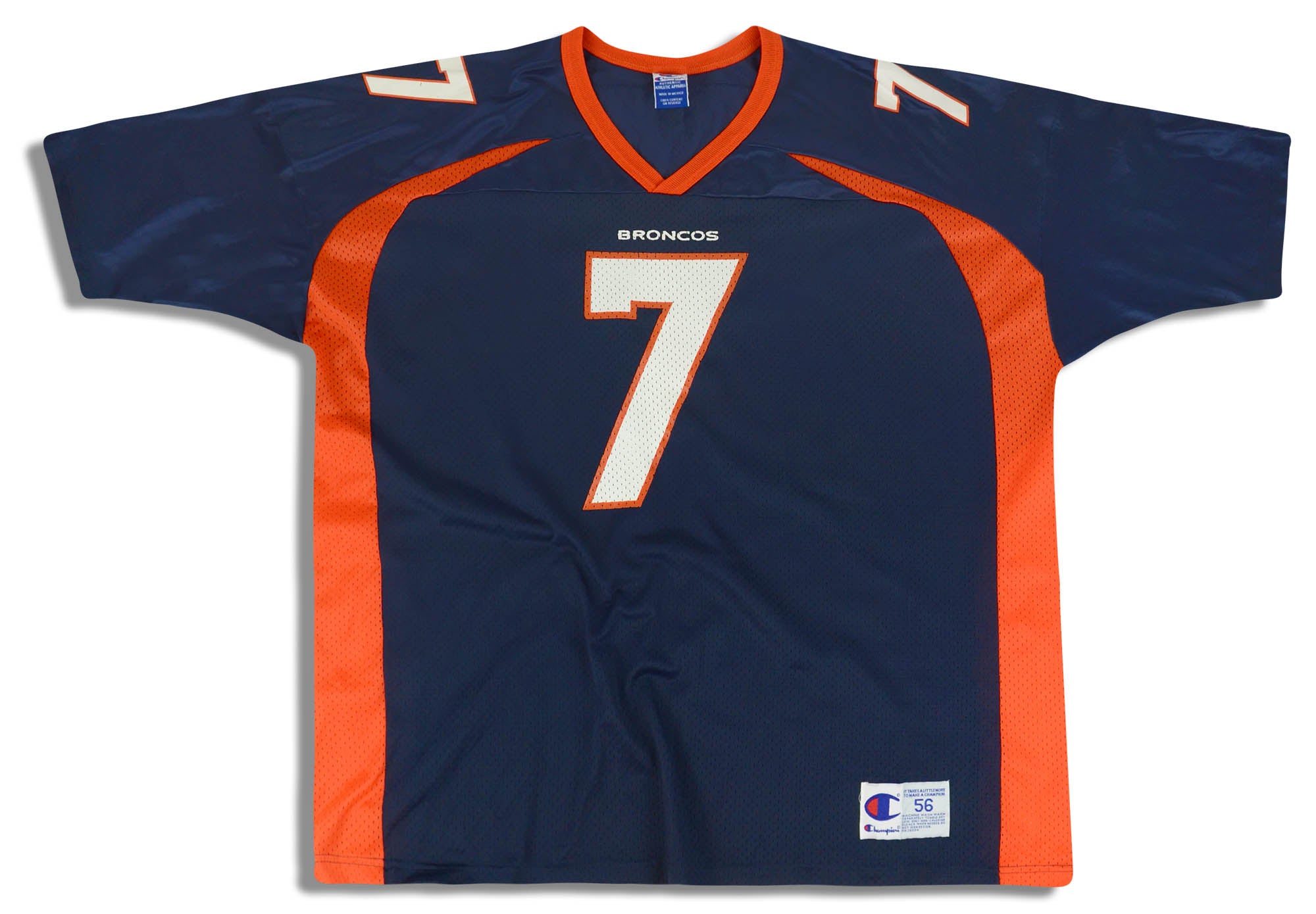 1997-98 DENVER BRONCOS ELWAY #7 CHAMPION JERSEY (HOME) 3XL - Classic  American Sports