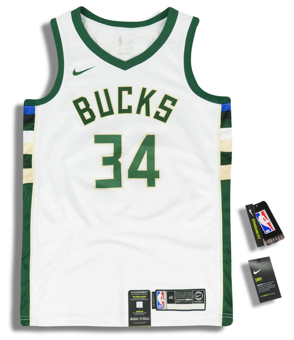 2018-19 MILWAUKEE BUCKS ANTETOKOUNMPO #34 NIKE SWINGMAN JERSEY (ALTERN -  Classic American Sports