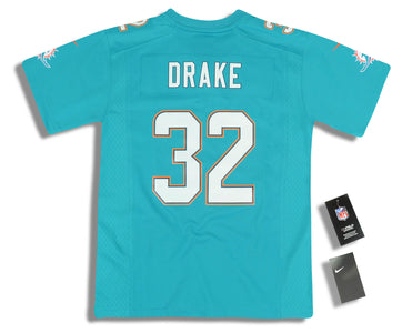2018 MIAMI DOLPHINS DRAKE #32 NIKE GAME JERSEY (HOME) Y - W/TAGS