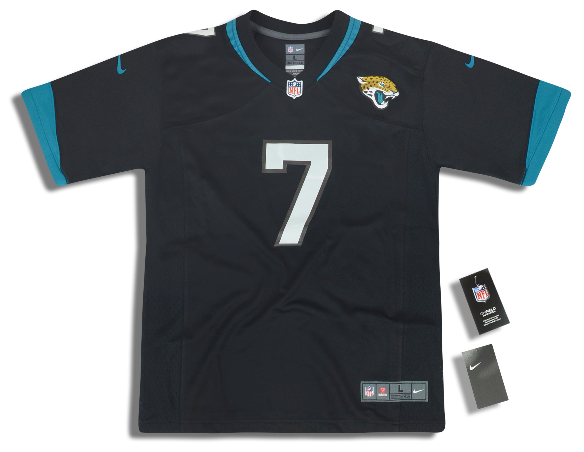 2019 JACKSONVILLE JAGUARS FOLES #7 NIKE GAME JERSEY (HOME) Y - W/TAGS