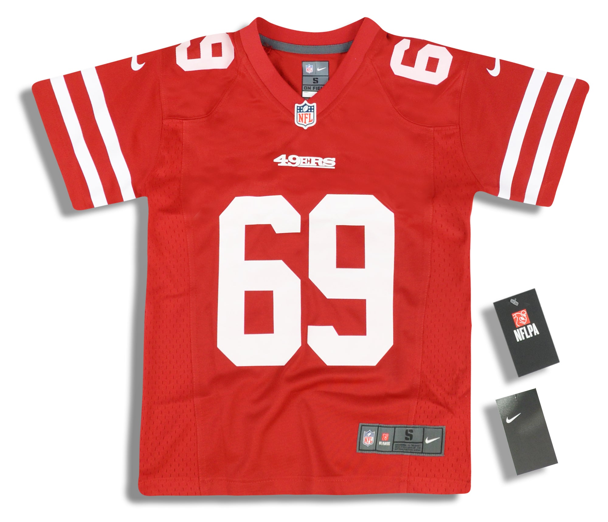 2018 SAN FRANCISCO 49ERS McGLINCHEY #69 NIKE GAME JERSEY (HOME) Y - W/TAGS