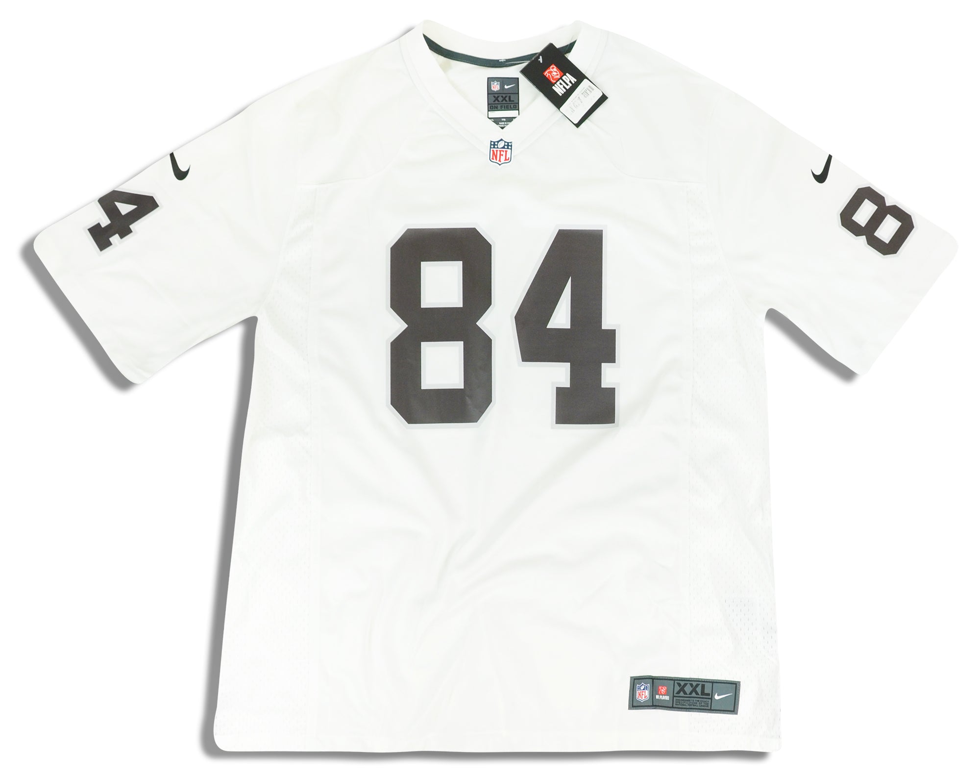 2019 OAKLAND RAIDERS BROWN #84 NIKE GAME JERSEY (AWAY) XXL - W/TAGS -  Classic American Sports