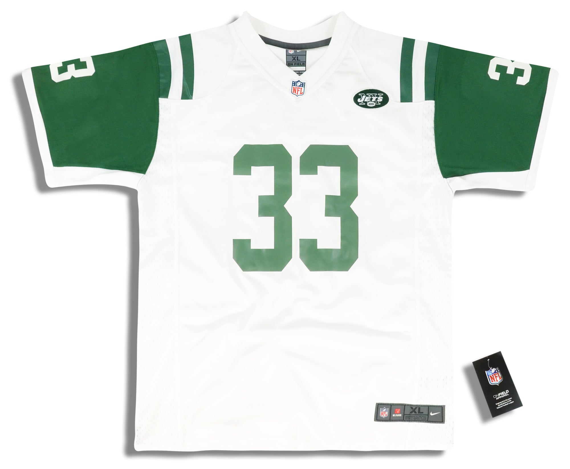 2018 NEW YORK JETS ADAMS #33 NIKE GAME JERSEY (AWAY) Y - W/TAGS