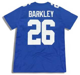 2018 NEW YORK GIANTS BARKLEY #26 NIKE GAME JERSEY (HOME) WOMENS (L) - W/TAGS