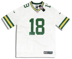 2018 GREEN BAY PACKERS COBB #18 NIKE GAME JERSEY (AWAY) L - W/TAGS