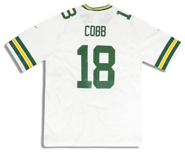 2018 GREEN BAY PACKERS COBB #18 NIKE GAME JERSEY (AWAY) L - W/TAGS